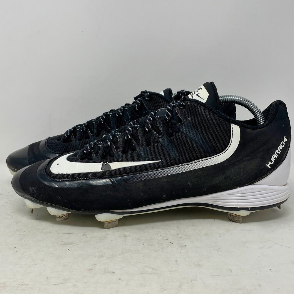 Nike Huarache BSBL Black Baseball Cleats Mens Size 11 2016